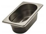 Stainless steel Gastronorm pans GN 1/9 (176x108 mm)