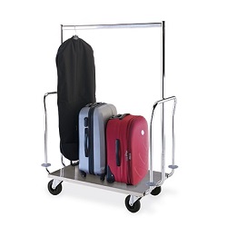 Clothes hangers and luggage racks