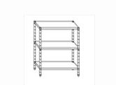 Stainless steel shelves 150 cm
