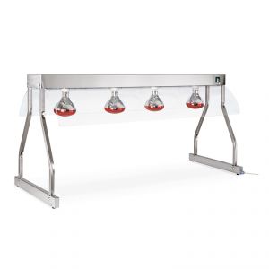 9570T Structure inox avec lampes infrarouges, GN 4/1