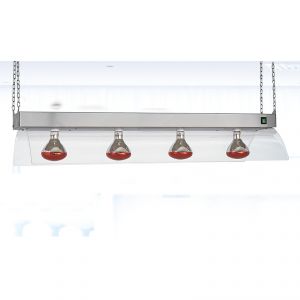 9570S Suspension structure inox avec lampes infrarouges, GN 4/1