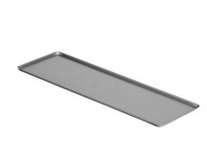 VSS62-ARG  Vassoio rettangolare 600x200x10mm color alluminio