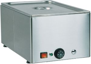 BM11 Mesa caliente electrica de sobremesa acero inox 1x1/1GN 54x33x22h