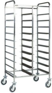 CA1460 Stainless Tray-holder trolley for 20 trays 