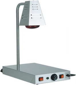 PCI4718 Stainless steel warming surface with infrared lamp 58x33x68h