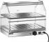 VBR4752 Warmed display case Stainless steel 2 shelves 50x35x40h