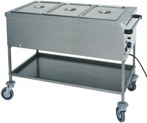 CT1760 Thermal bainmarie trolley GN 3x1/1 117x65x85h 