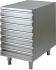 CAS7 Drawer unit with AISI 304 stainless steel frame for pizza dough containers