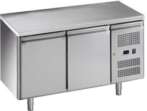 G-GN2100BT-FC Ventilated refrigerated table, in stainless steel AISI201,  -18 -22C °