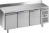 G-GN3200TN-FC Refrigerated table for ventilated gastronomy, stainless steel frame AISI201 
