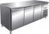 G-GN3100TN - Table réfrigérée ventilée pour gastronomie en acier inoxydable Capacité 417 lt 