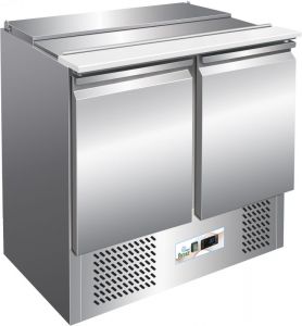 G-S900- Saladette avec réfrigération statique pour salades en acier inoxydable AISI304 