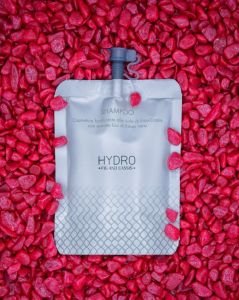 HY-0999 Shampoo  Doypack 30ml cosmetico al Fico e Cassis con estratti biologici di ribes nero 200 pezzi
