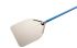 A-50R Pizza peel in rectangular anodized aluminum 50x50 cm with handle 50 cm