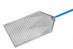 AMP-3060F-60 Pizza peel by the meter in anodized aluminum perforated 30x60 cm