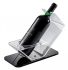EV00218 SIMPLE - Présentoir à vin bouteille fond noir diamètre 8,2 cm