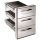 ICCS13 50GS Stainless steel drawer 1/3 simple Rounded corners Drawer depth 55.6 cm