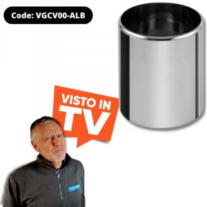 VGCV00-ALB Carapina en acier inoxydable professionnel AISI 304 20x25h cm CERTIFIÉ