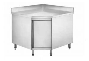 GDCC996A Table armoire d'angle avec dosseret 900x900x600x950(H)