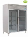 M-GN1410TNG-FC Ventilated GN 2/1 refrigerated cabinet - Double glass door - 1300 liters - Monobloc