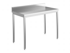 Table EUG2116-10 sur pieds ECO 100x60x85h cm - plateau avec dosseret