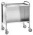 CP1441C  Dish trolley Capacity 200 stacked plates Upper shelf