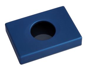 T130009 Distributore di sacchetti igienici HDPE ABS blu soft-touch