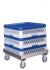 CP1446 Stainless steel dish washer tray trolley base