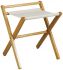RE4017 Luggage rack walnut wood rack cotton cloth with side-wall