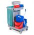 CA1615  Multi-purpose plastic trolley for cleaning 92x68x124h