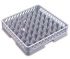 B49 Base 49 compartments 50x50x9h grey for glass diam. 6 cm