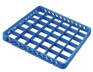 RIA36 Rialzo 36 scomparti per cestello lavastoviglie 50x50 h4,5 blu